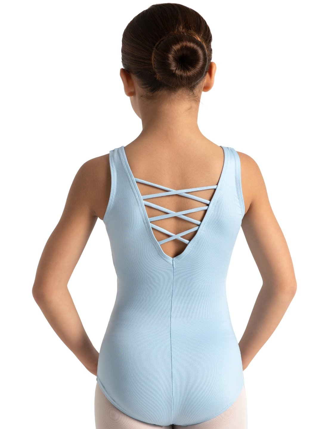Studio Collection Lattice Back Tank Leotard - Girls