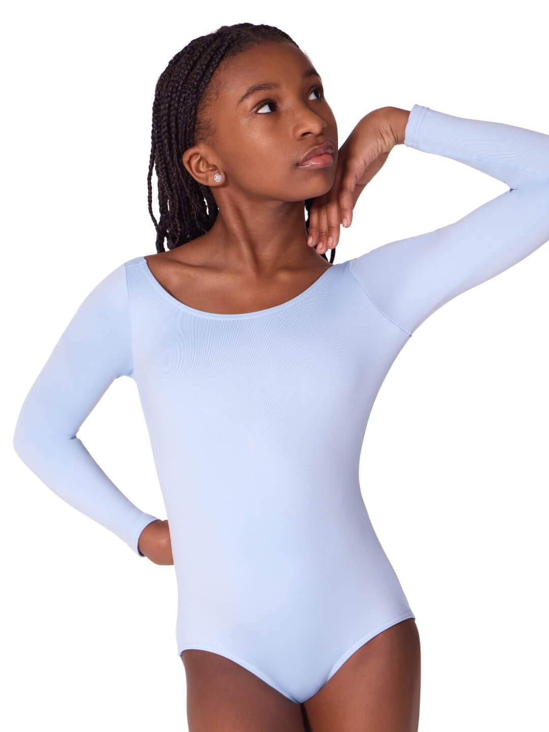 Studio Collection Pinch Back Long Sleeve Leotard