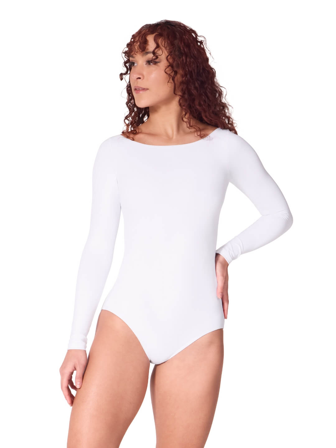 Studio Collection Pinch Back Long Sleeve Leotard
