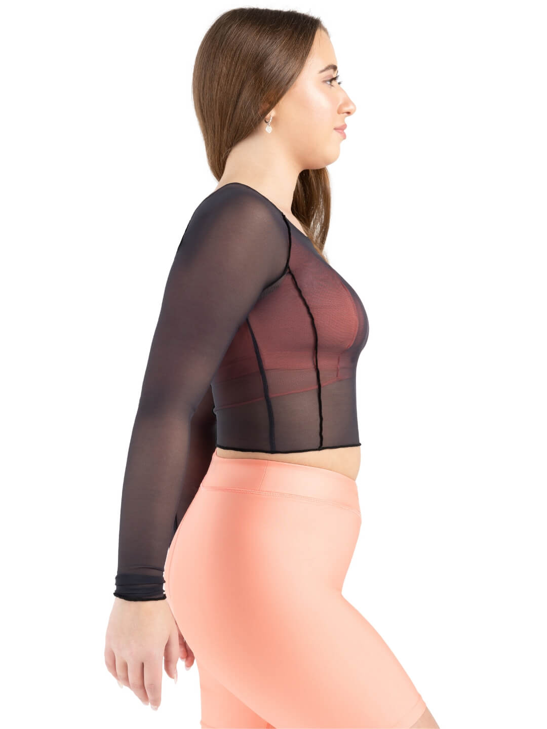 Capezio Sunset Nostalgia Dusk Longsleeve Mesh Top | Capezio® Capezio Sunset Nostalgia Dusk Longsleeve Mesh Top | Capezio®