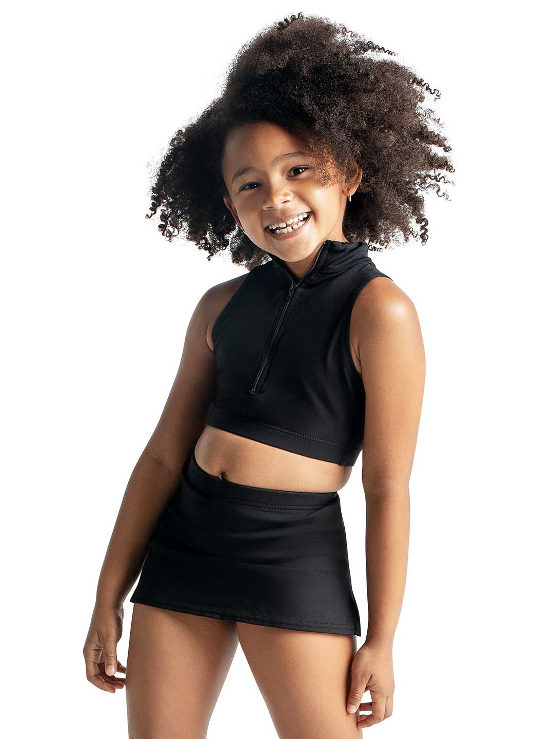 Team Basics Mock Neck Top - Girls