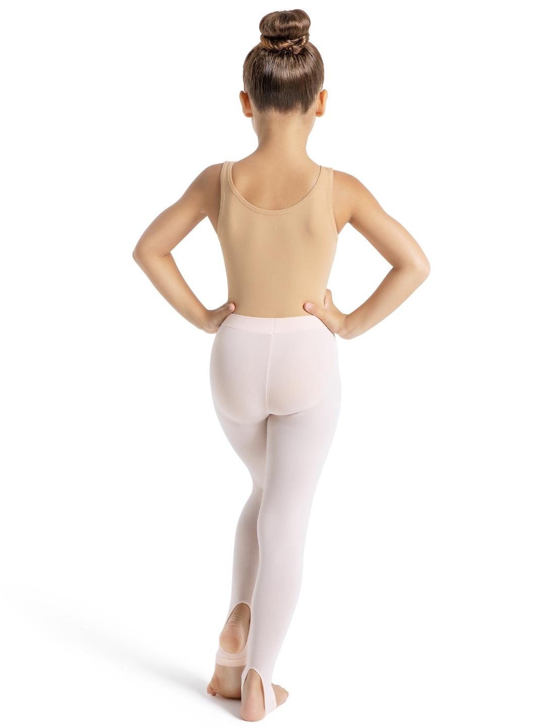 Children s Ultra Soft Self Knit Waistband Stirrup Tight Capezio