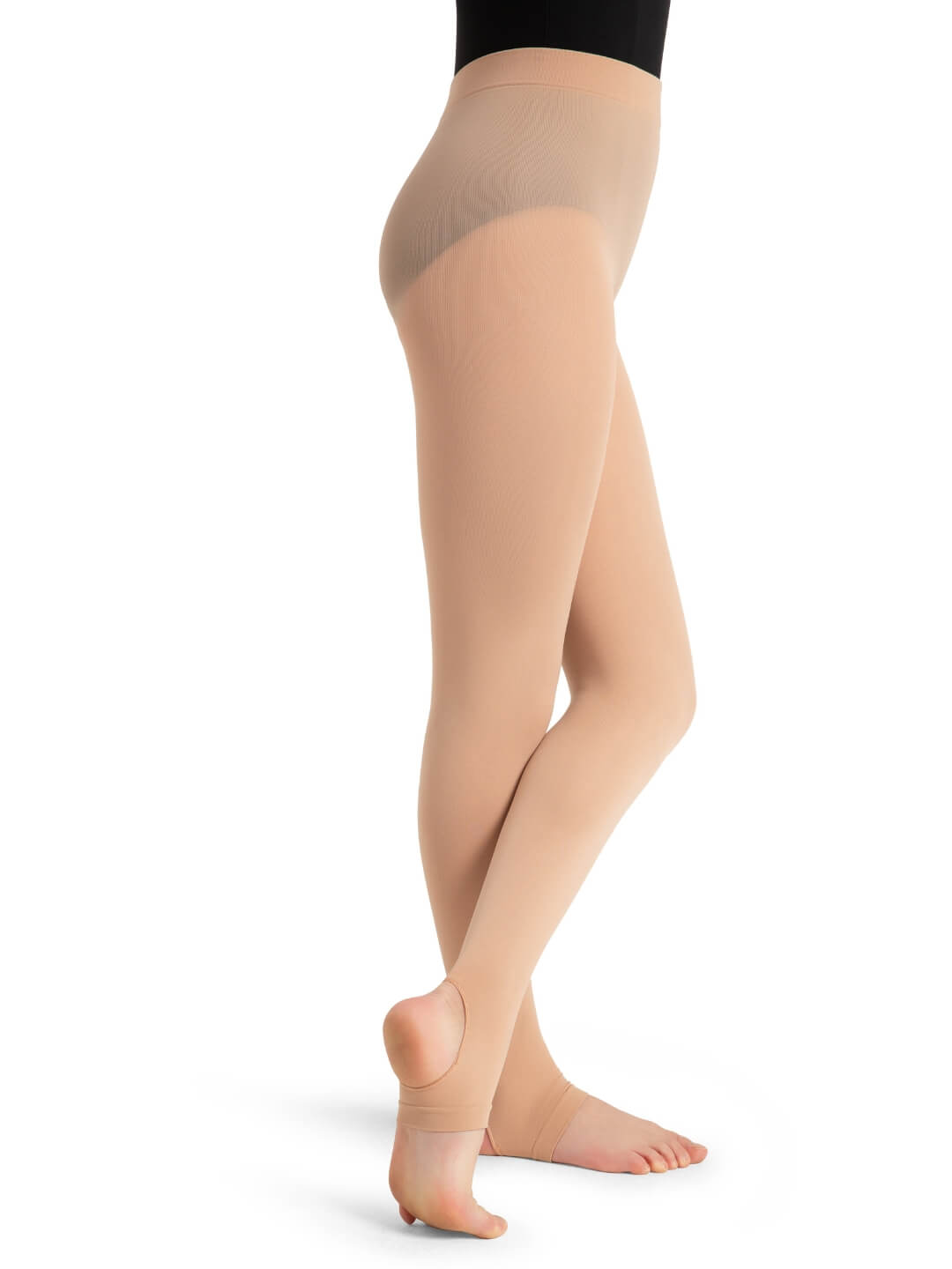 Children s Ultra Soft Self Knit Waistband Stirrup Tight Capezio