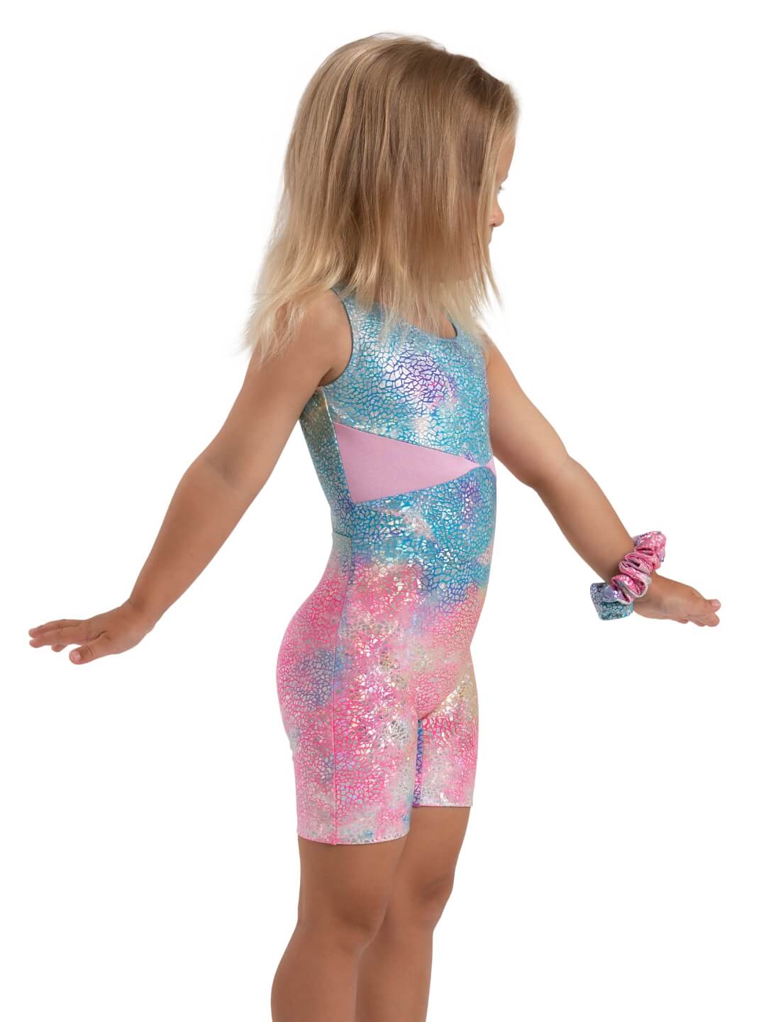 Unicorn Disco Stardust Biketard - Child