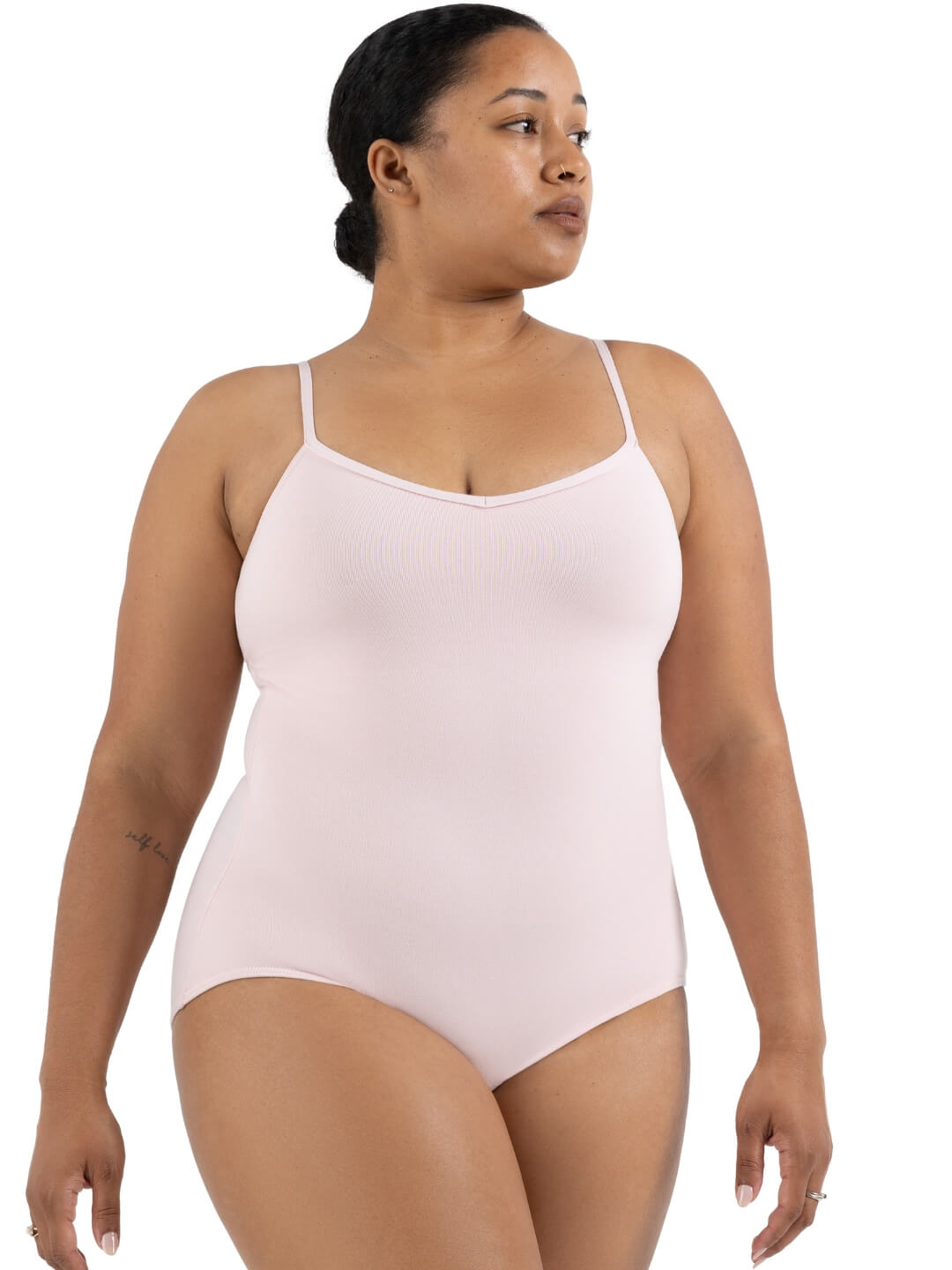 V-Neck Cami Leotard with Criss-Cross Lower Back | Capezio®