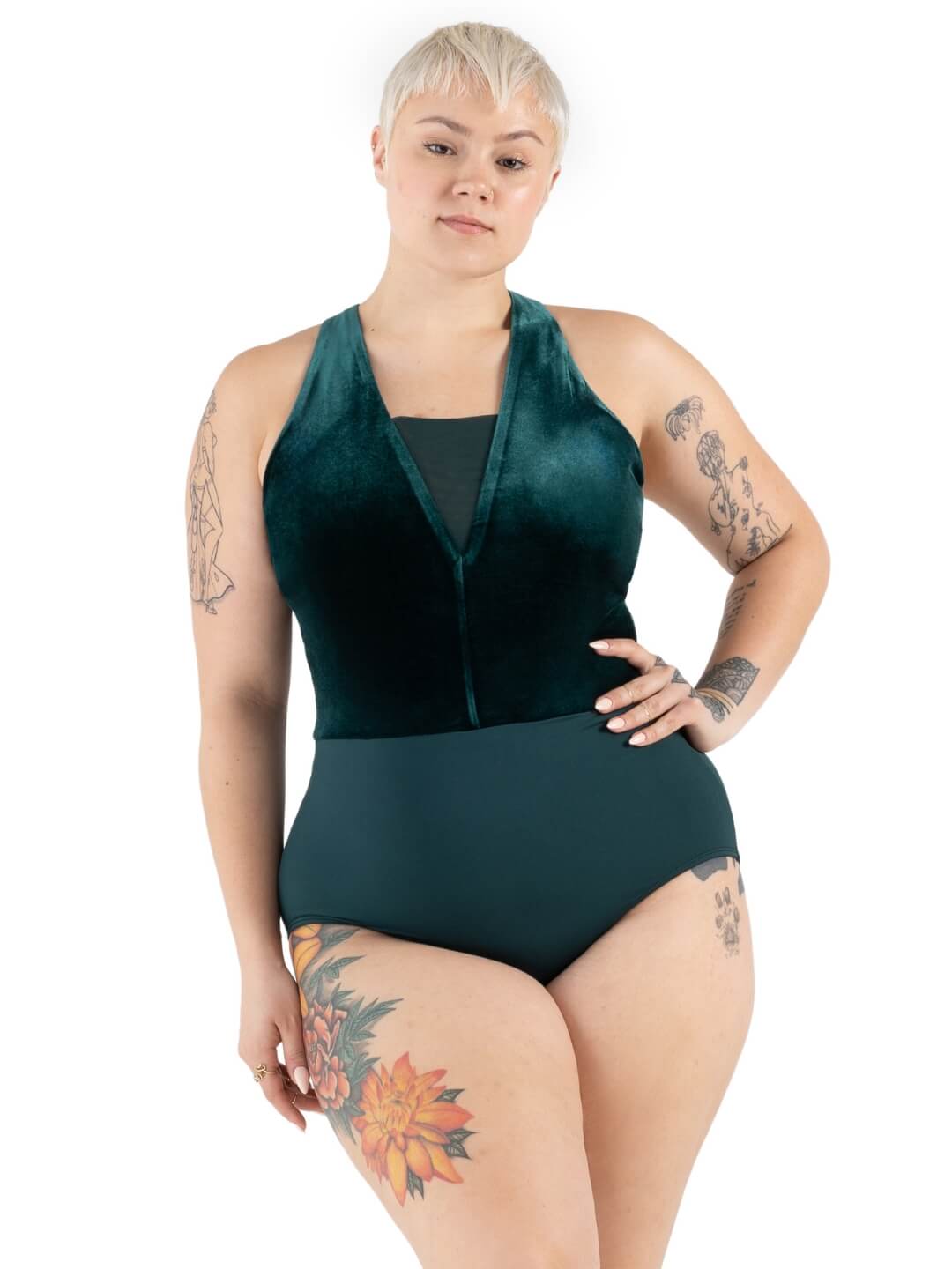Velvet Forest Fir Leotard
