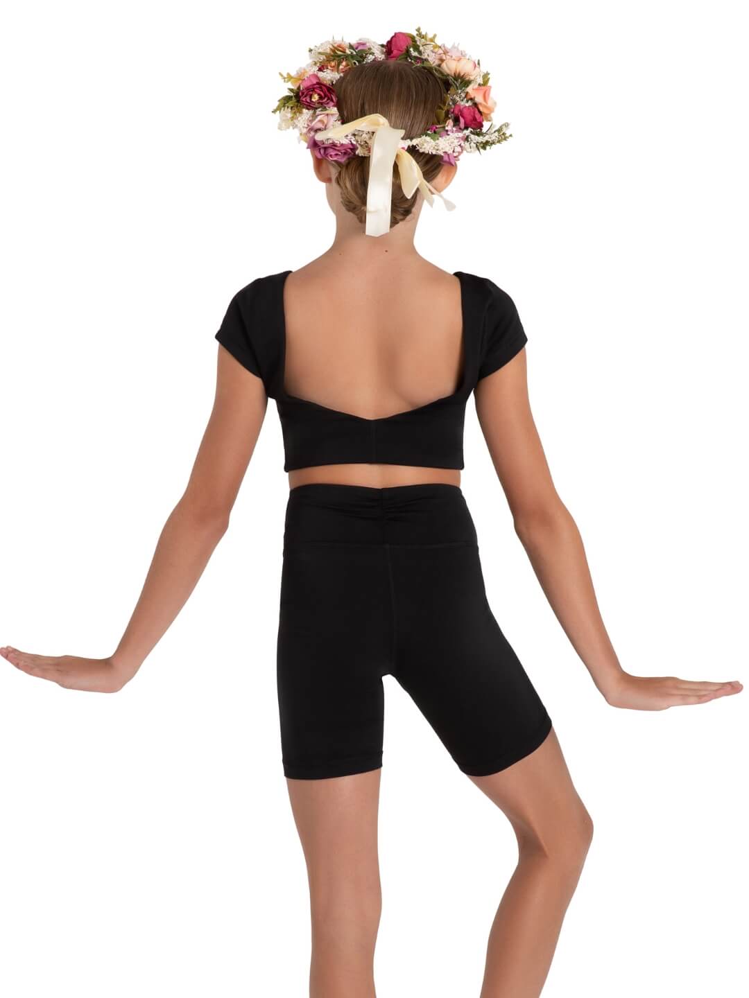 Capezio Wildflower Buttercup Bike Short Girls Capezio