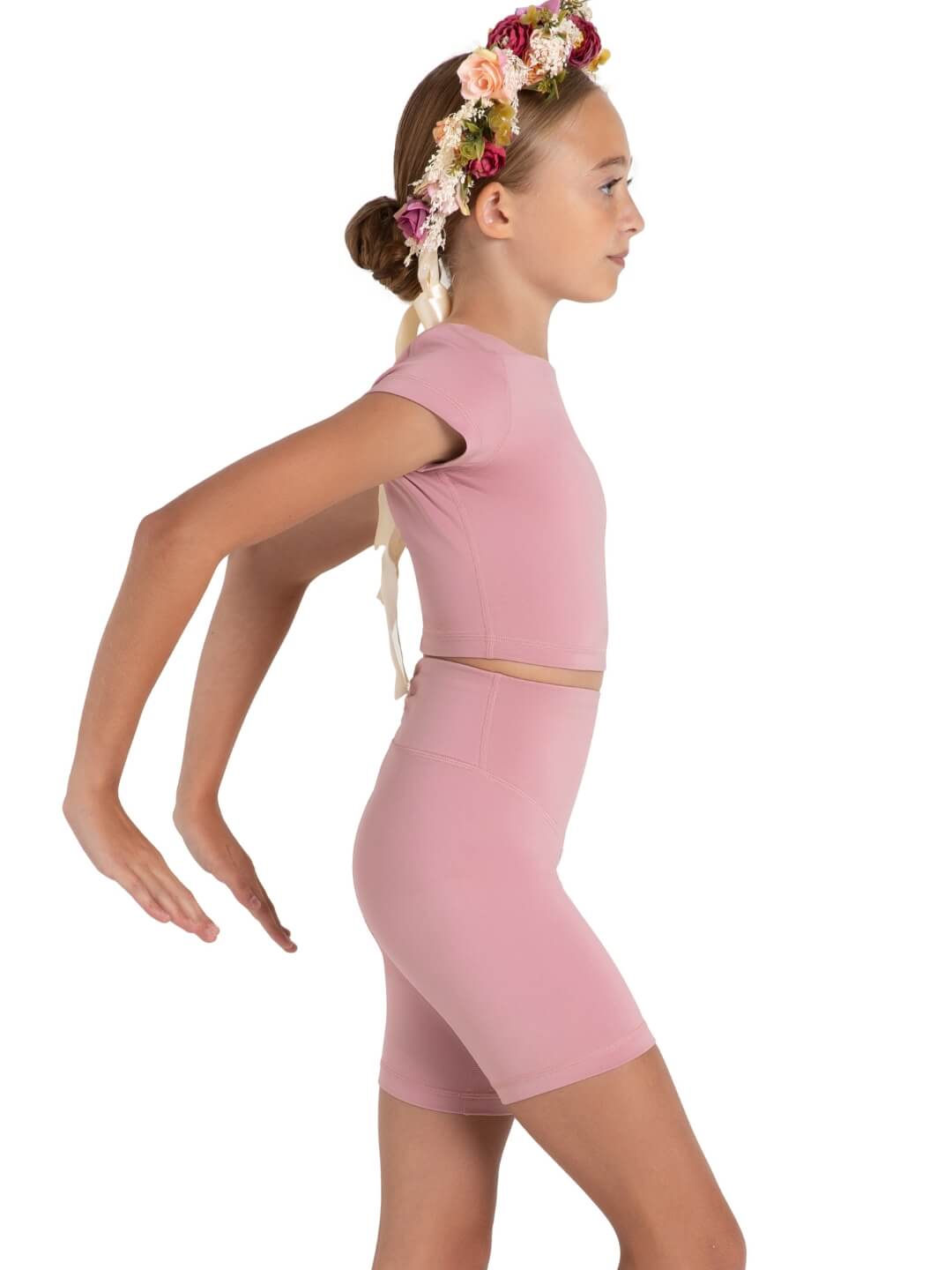 Wildflower Buttercup Bike Short - Girls