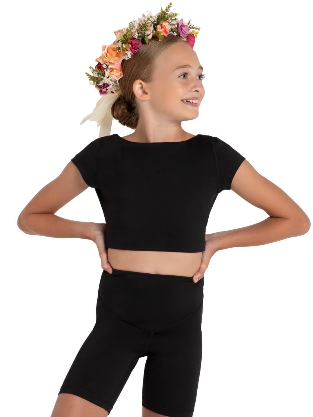 Capezio Wildflower Clover Crop Top Girls Capezio