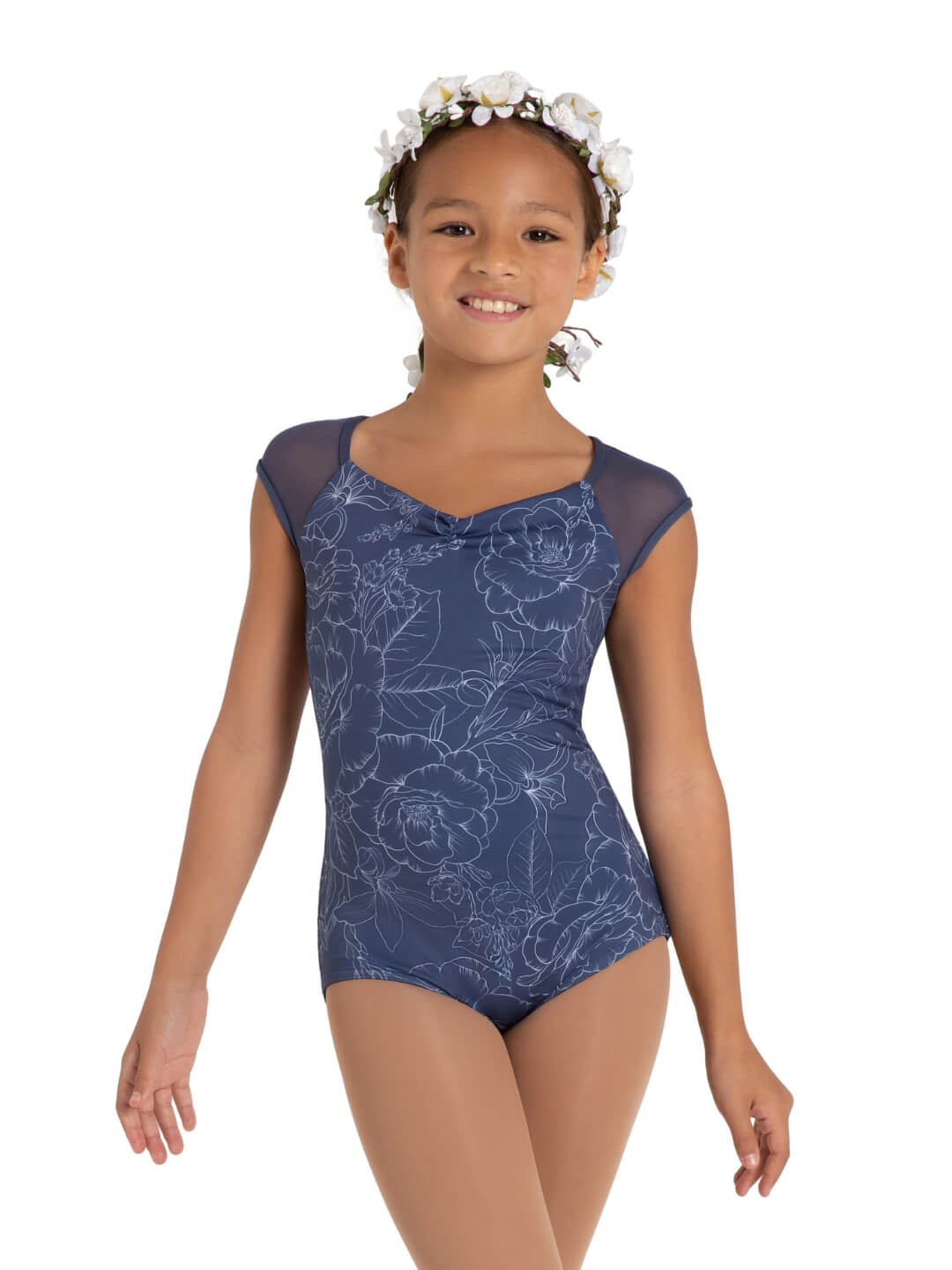 Capezio Wildflower Daisy Cap Sleeve Leotard Girls Capezio®