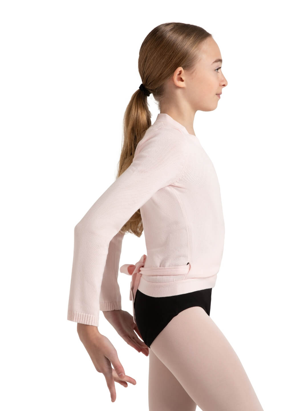 Capezio Wrap Sweater Girls Tops Capezio