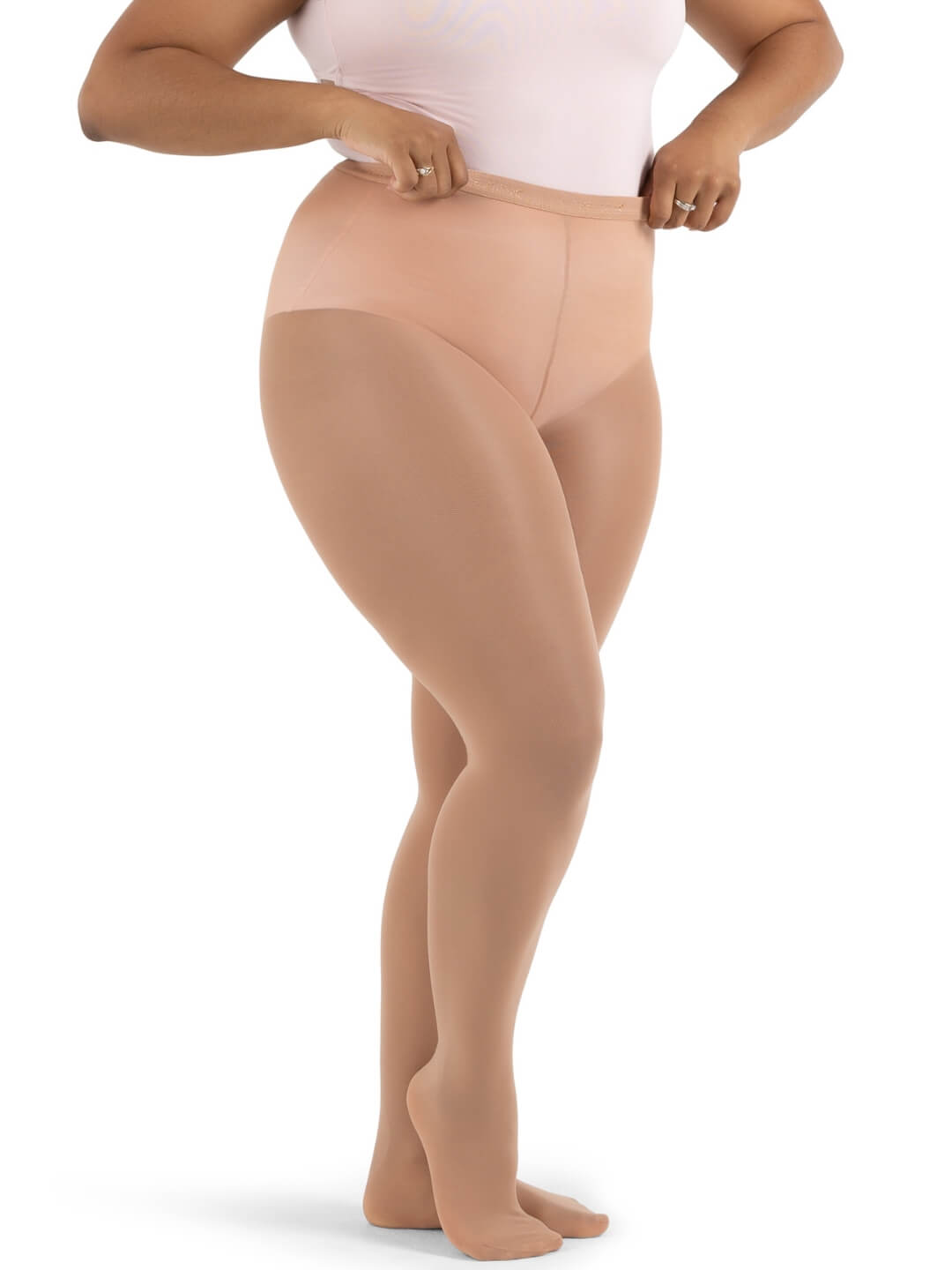 Hold & Stretch® Plus Size Footed Tight