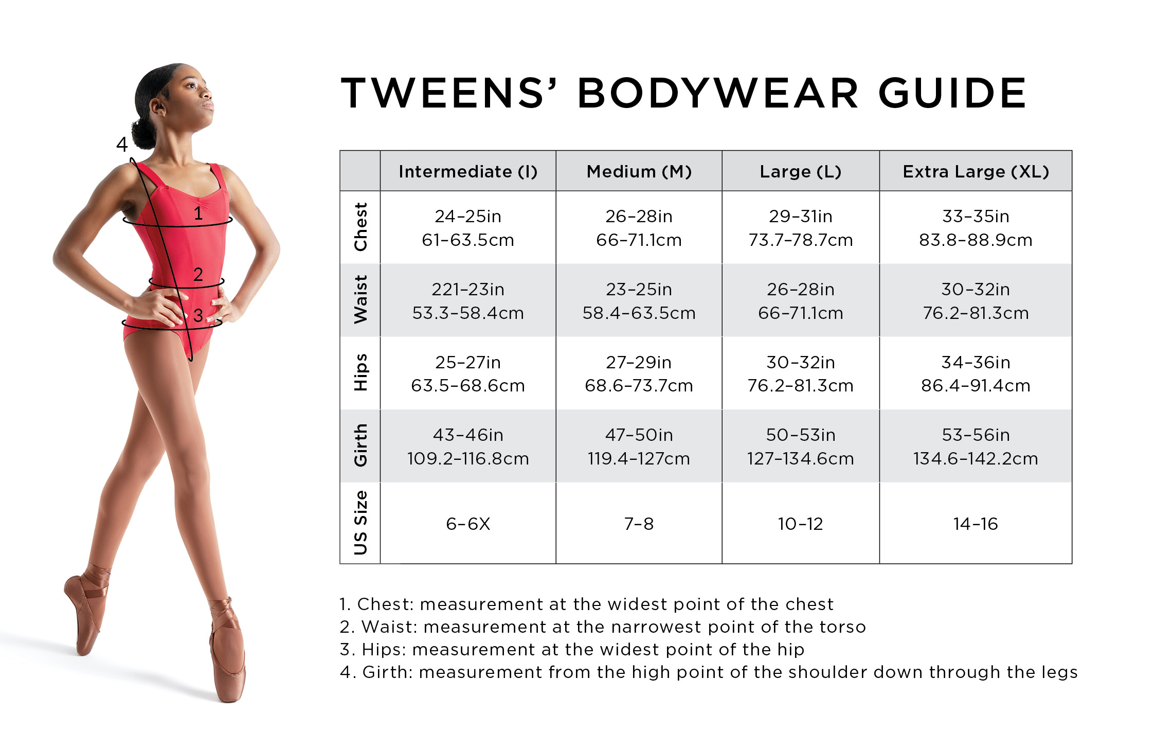 Tween Bodywear Guide